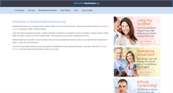 Desktop Screenshot of bioidenticalhormones.org